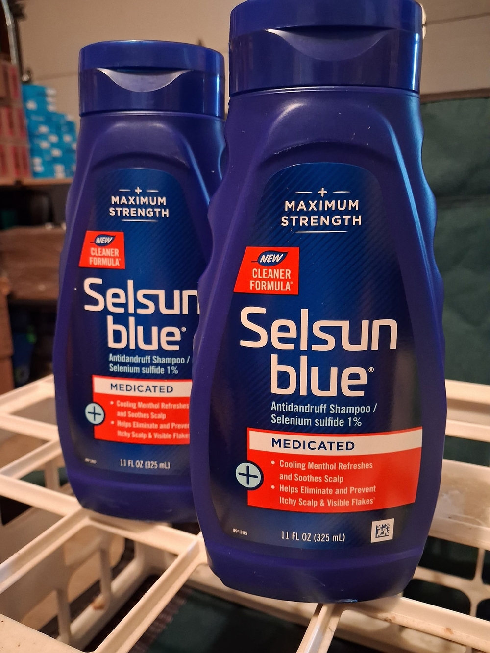 2x SELSUN BLUE Medicated Antidandruff Shampoo - Blue